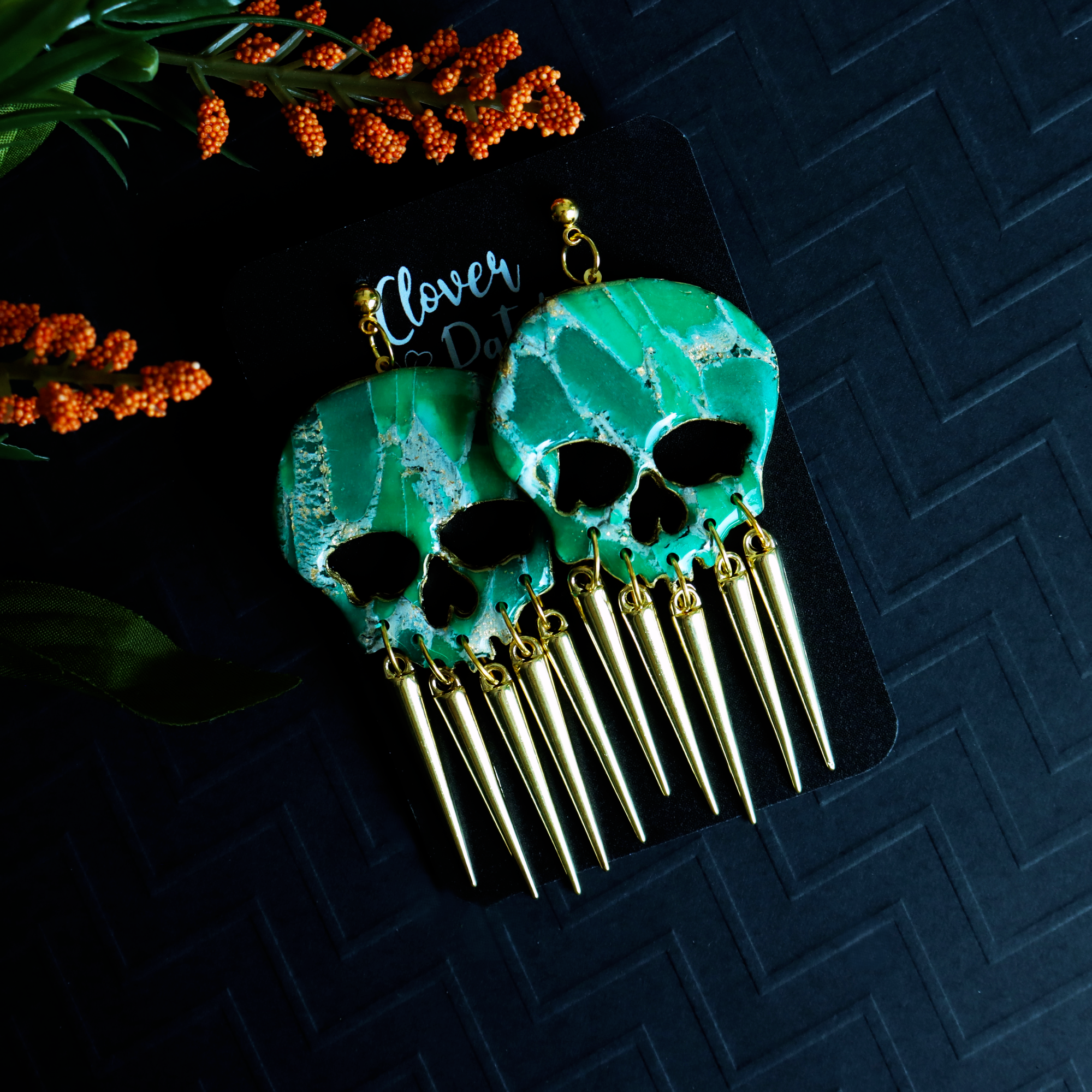 Emerald Skulls
